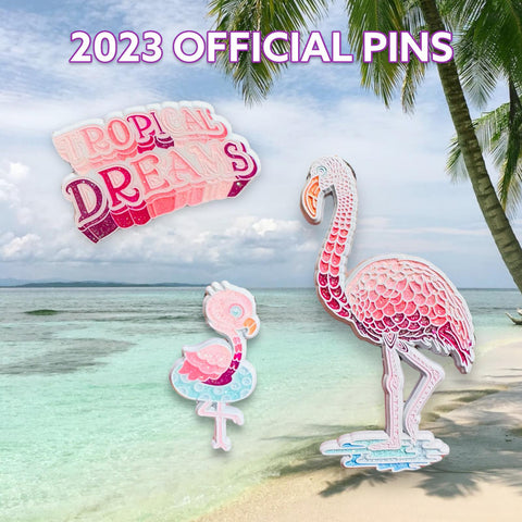 Tropical Dreams 23' Pins - Beach Vibes
