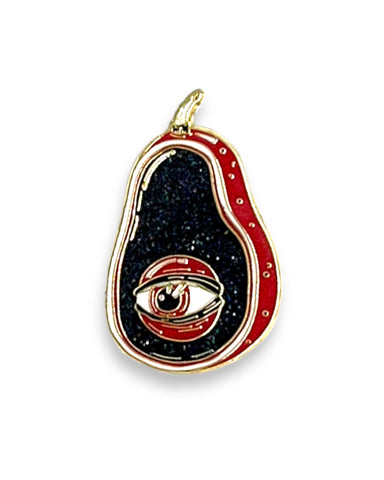 Mini Avocado Eye Pin- Red