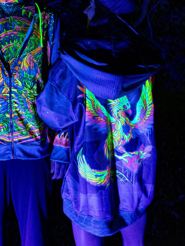 Phoenix Heart Sublimated Zip-Up Hoodie