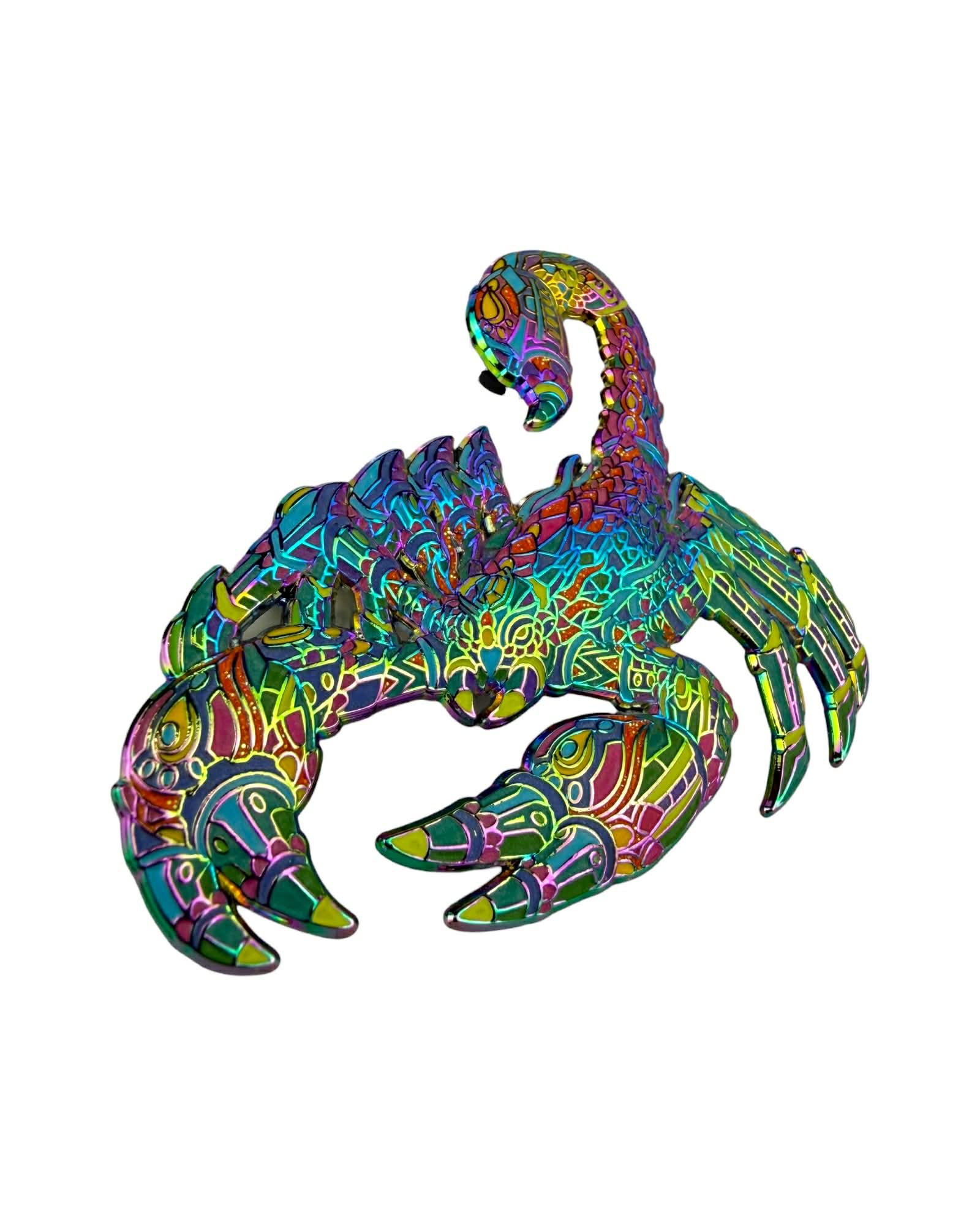 Apex Scorpion Pin - Rainbow Anodized Main image