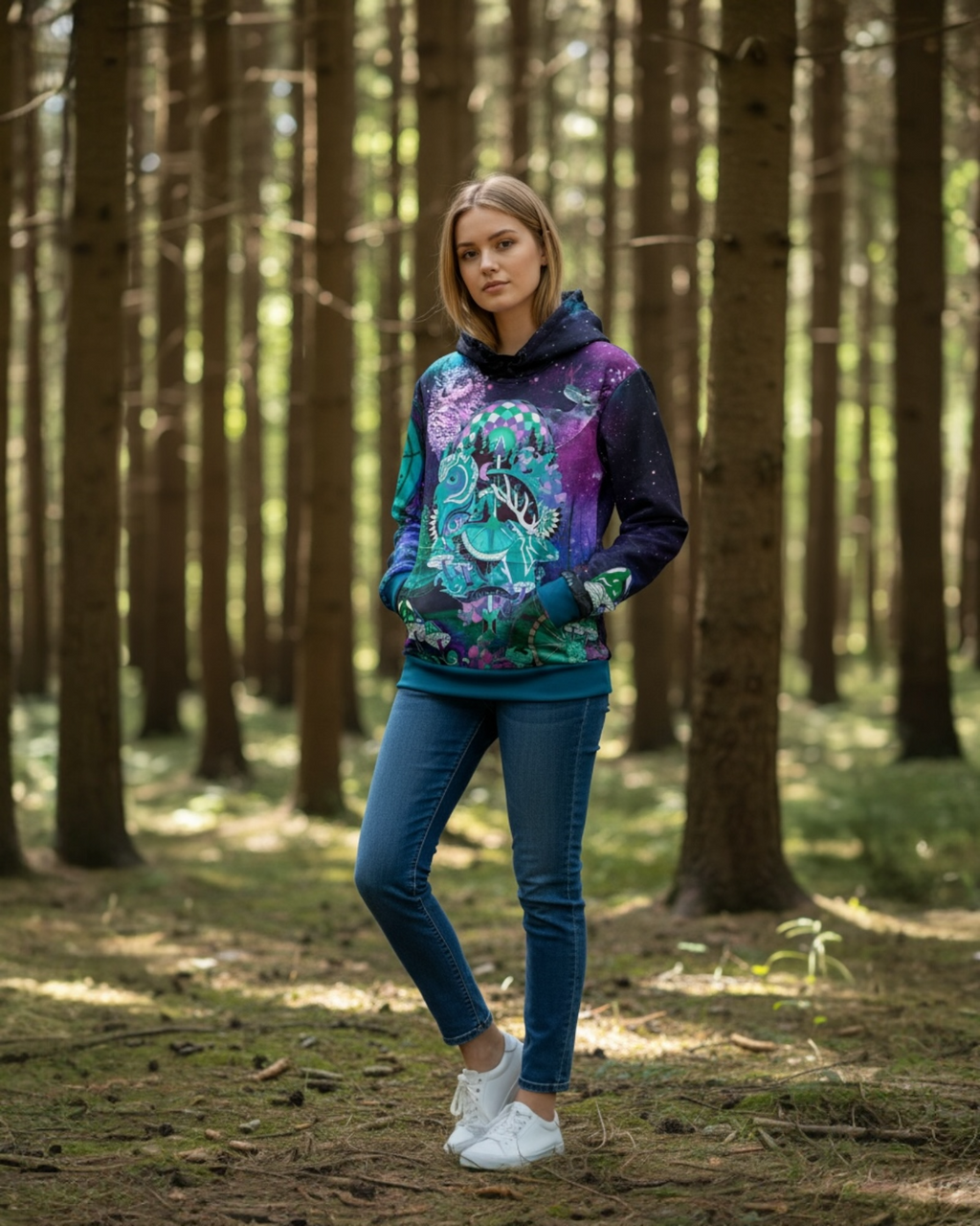 Enchanted Compass Sublimated Hoodie