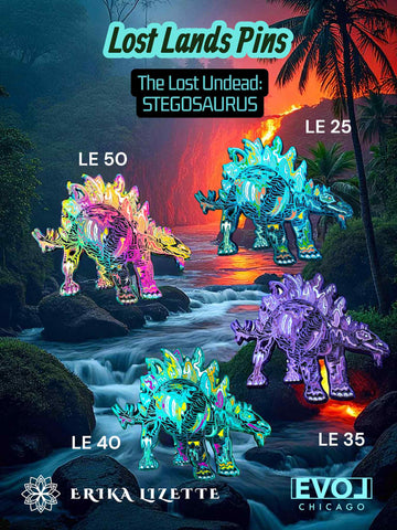 The Lost Undead Collection: Stegosaurus Pin