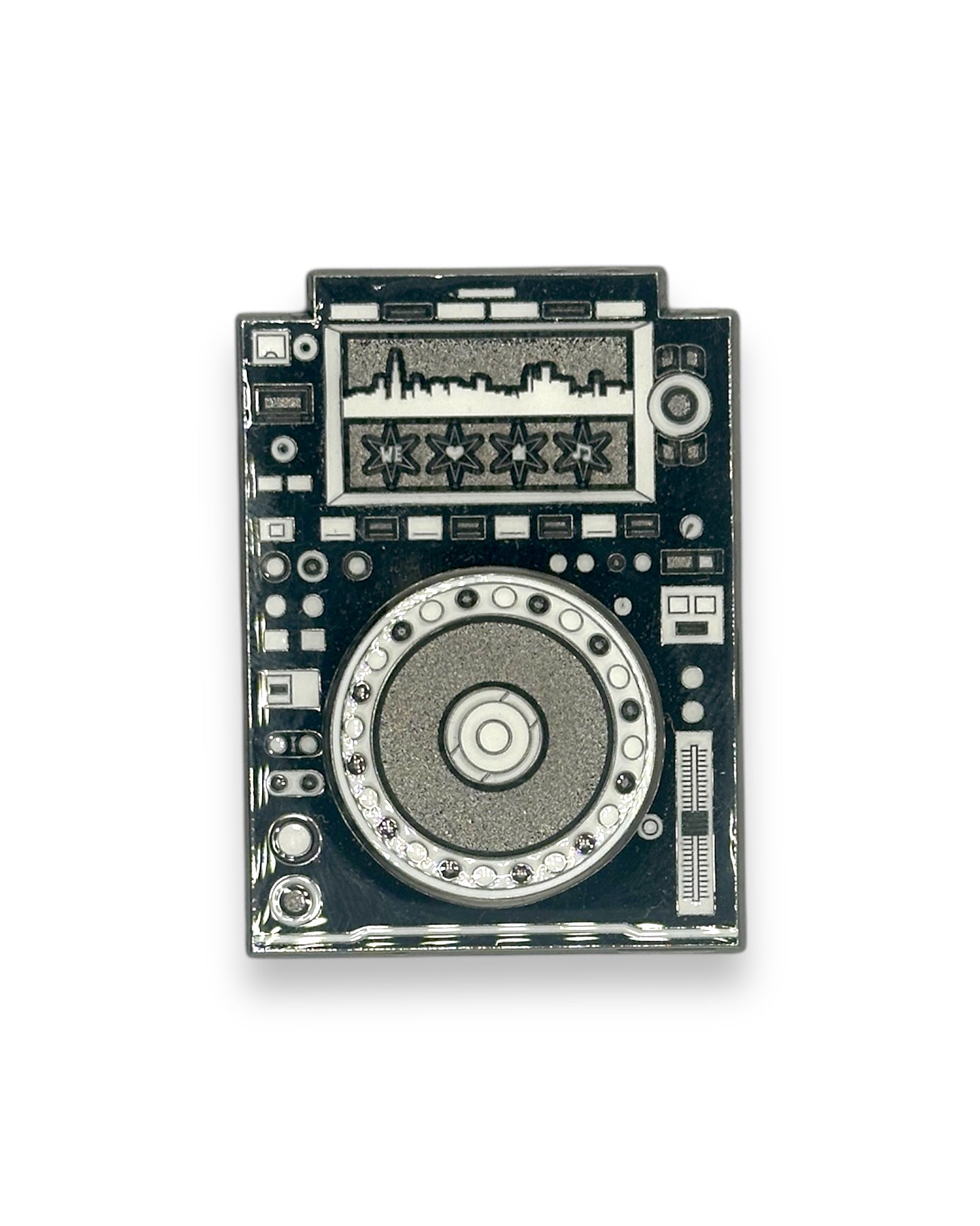 CDJ Pin - Gunmetal BLK Main image