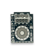 CDJ Pin - Gunmetal BLK