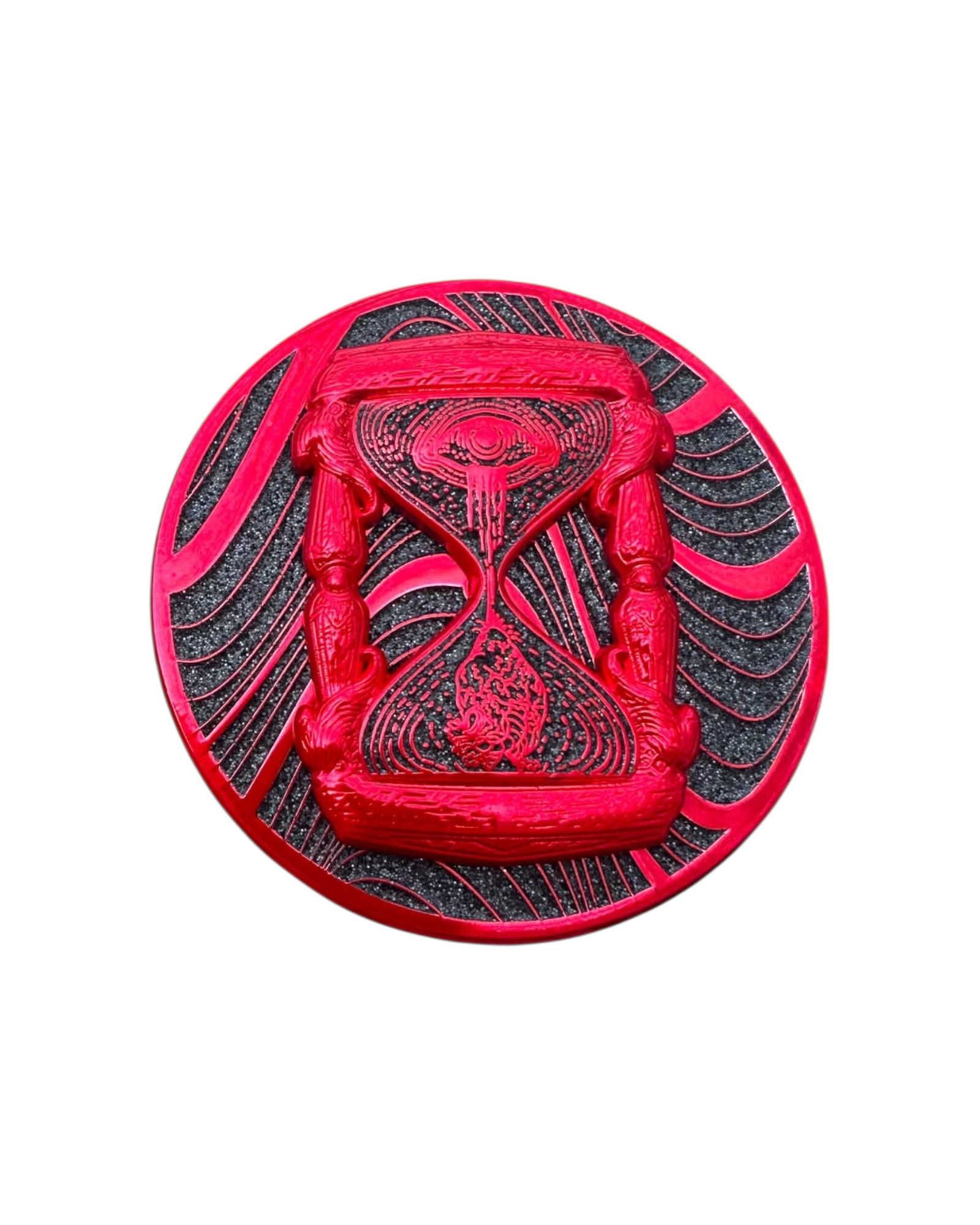 Time Keeper Pin - Red Ano Main image