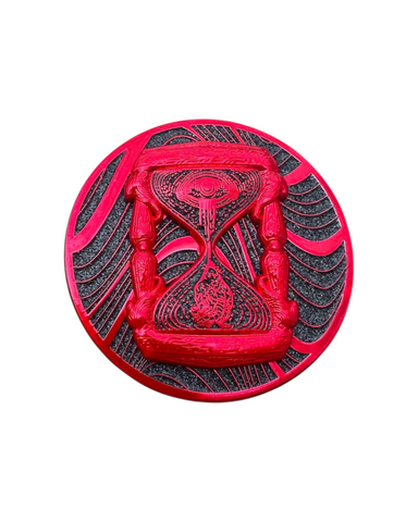 Time Keeper Pin - Red Ano