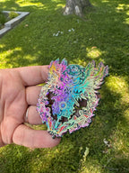 Midnight Guardian Pin - Rainbow Anodized