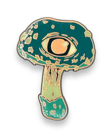 Primary Eye Mushroom Pin