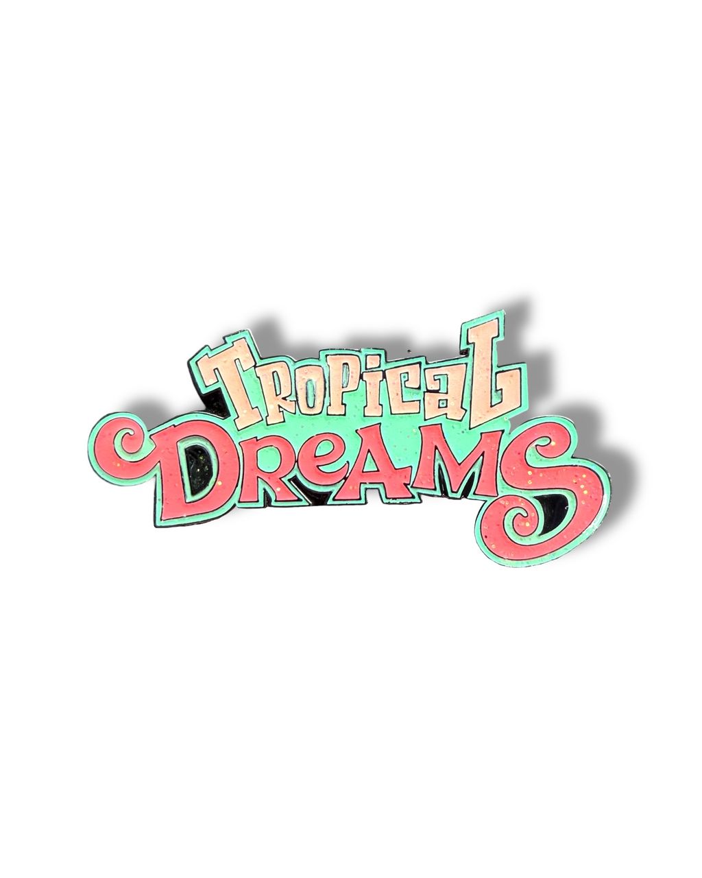 Tropical Dreams Pin - Pink And Blue
