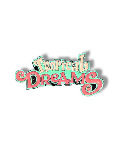 Tropical Dreams Pin - Pink And Blue