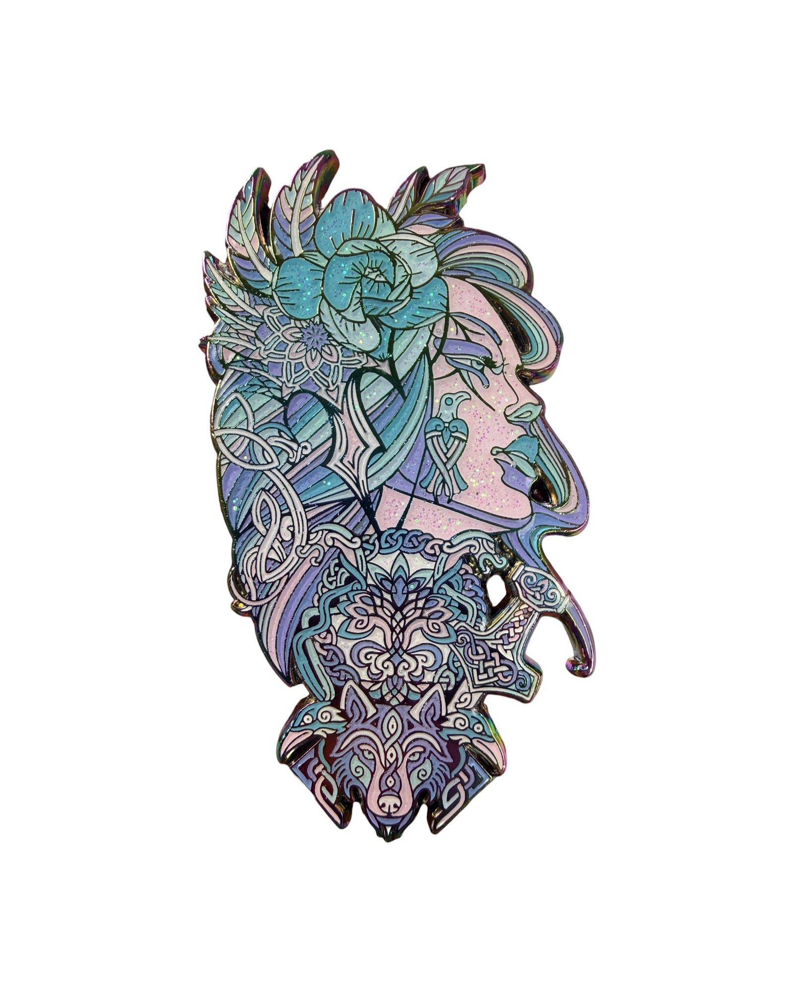 Freya Pin - Green Anodized Main image