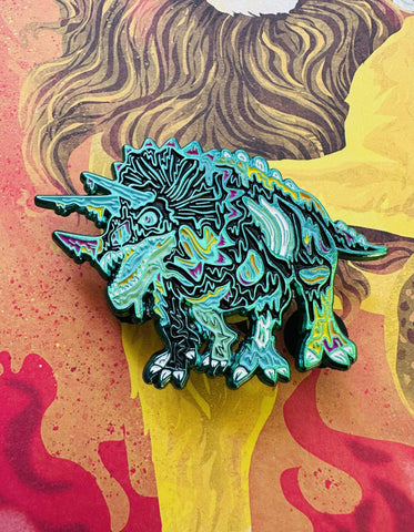 The Lost Undead Collection: Triceratops Pin