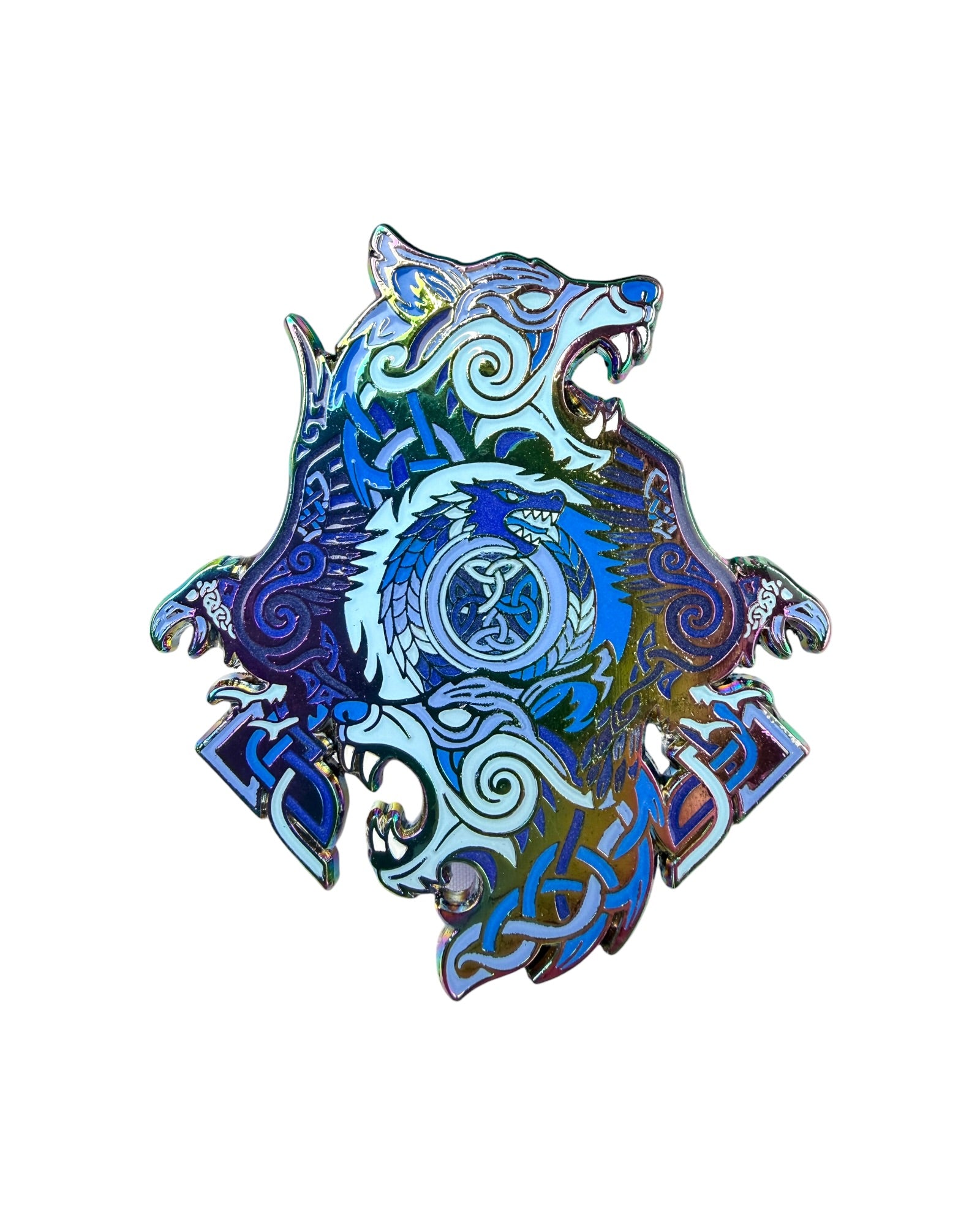 The Protectors Pin - Rainbow Anodized