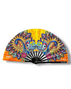 Indigo Eye Peacock Hand Fan