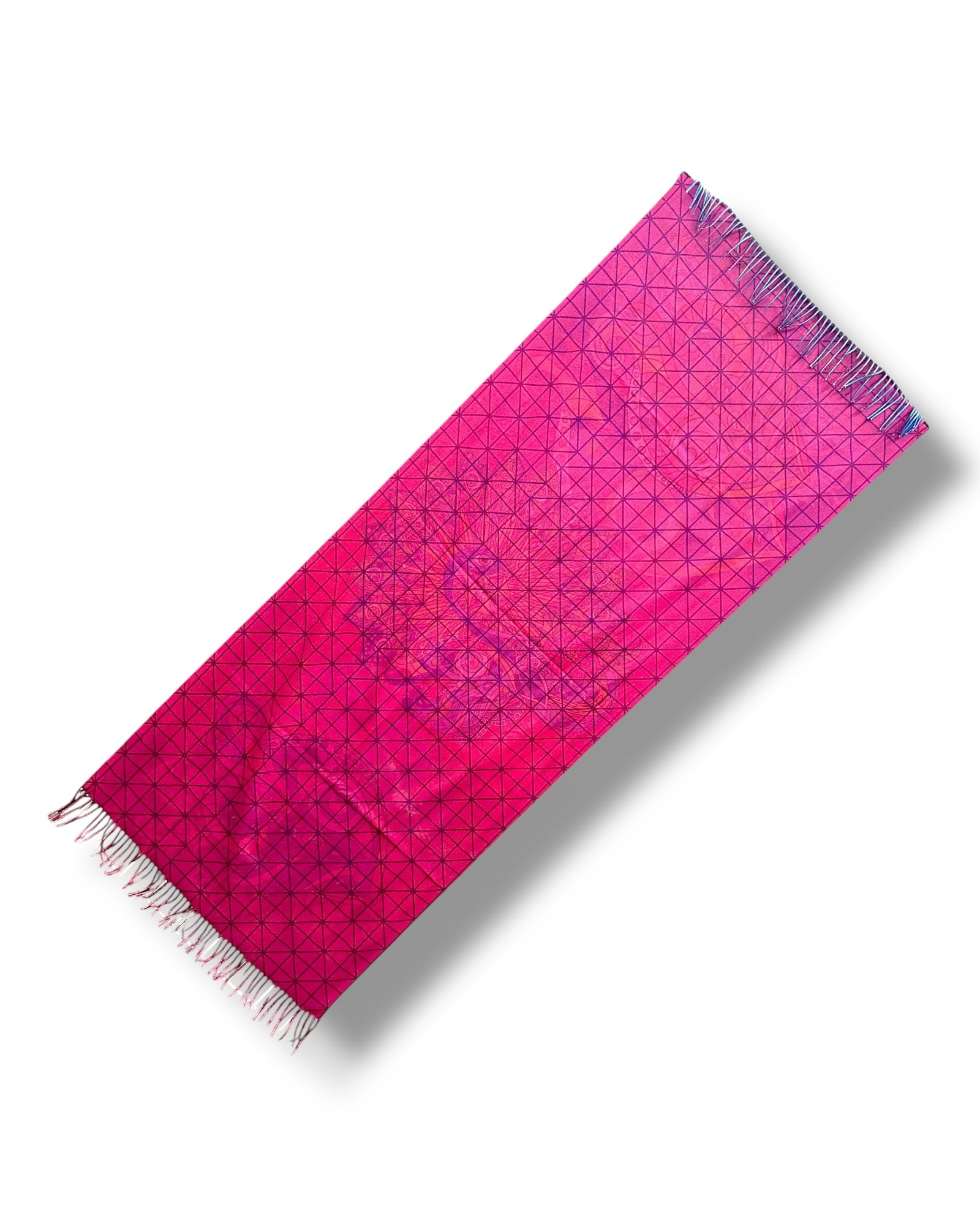 Indigo Eye Peacock Pashmina (Non-UV Reactive)