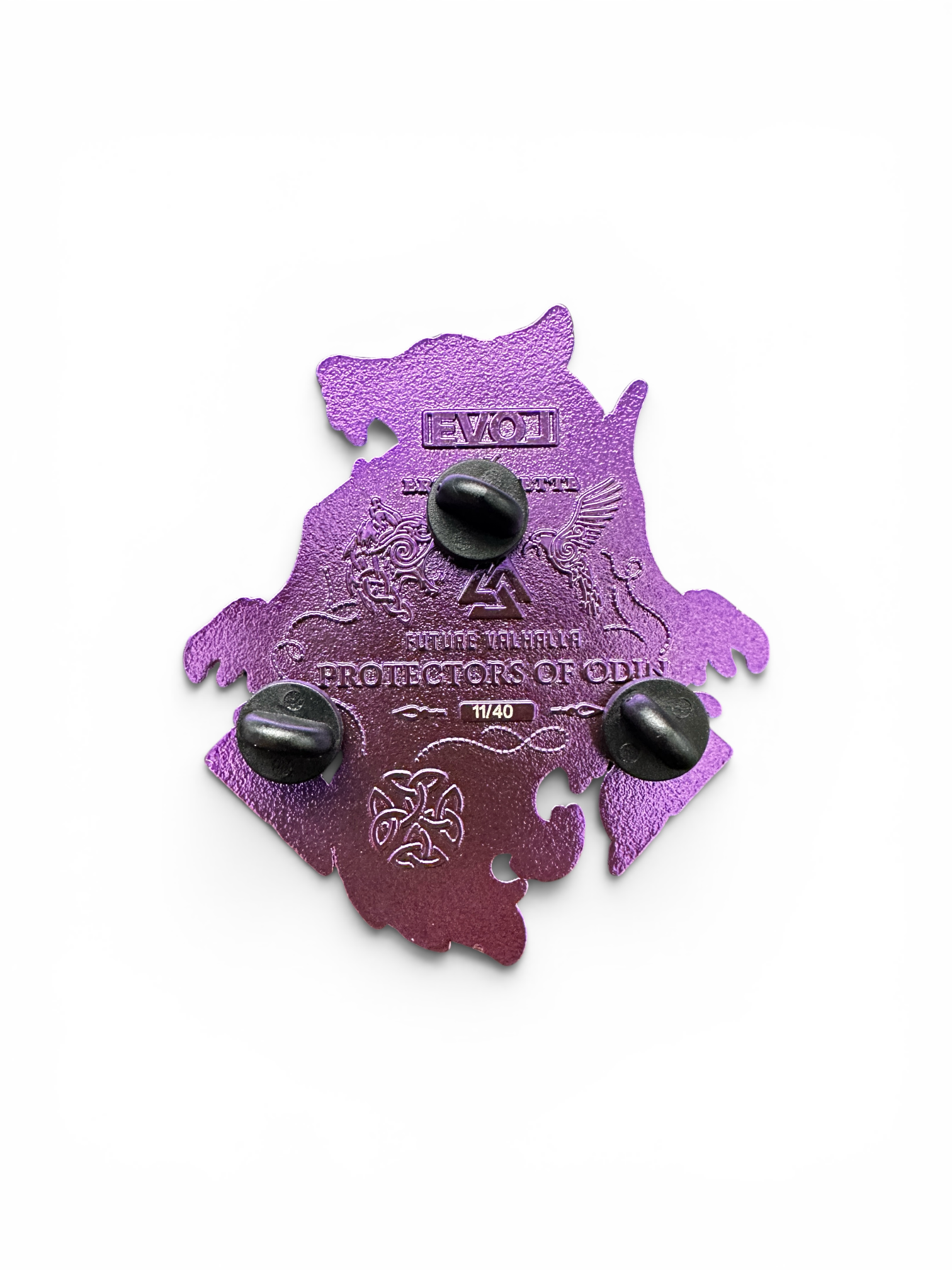 The Protectors Pin - Purple Anodized