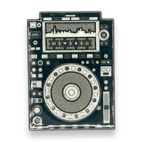 CDJ Pin - Gunmetal BLK