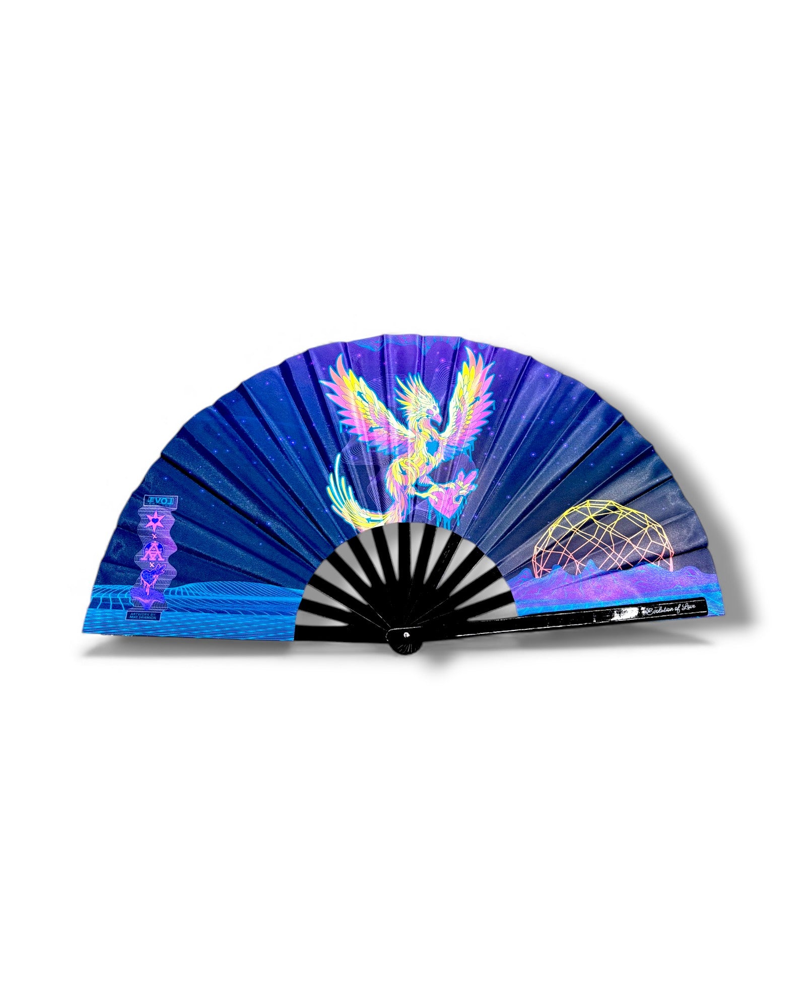 Phoenix Heart Hand Fan Main image