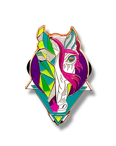 Gemini Horse Pin