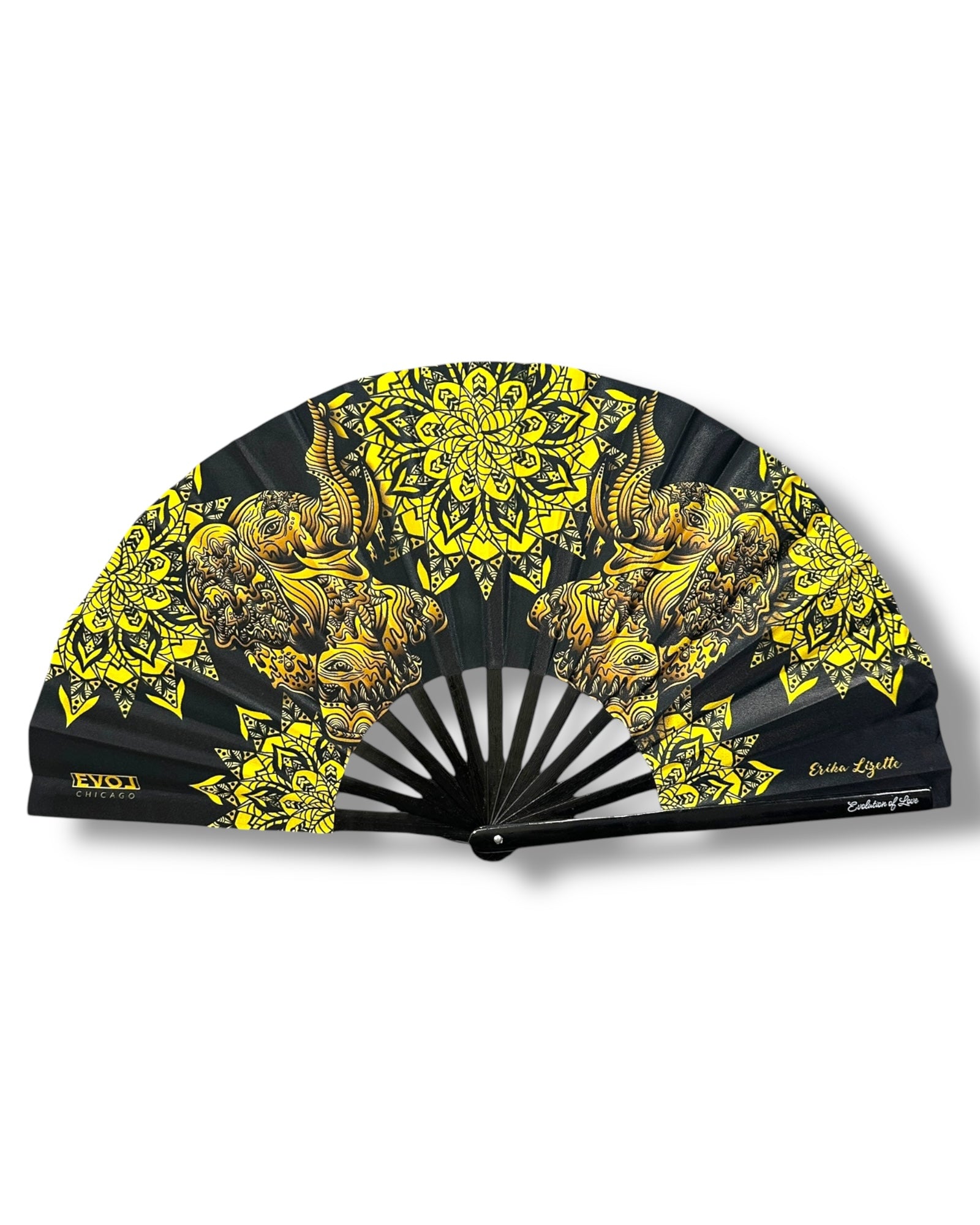 Majestic Sage Elephant Hand Fan Main image