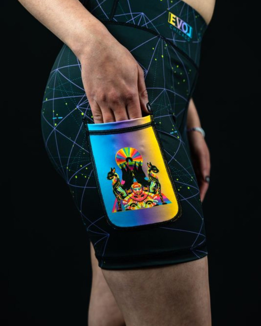 Bastet Amulet Biker Shorts