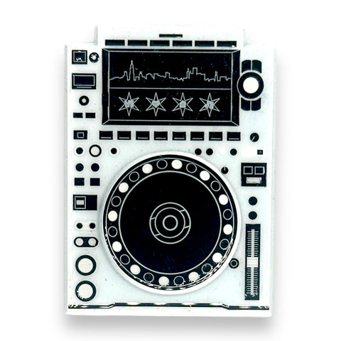 CDJ Pin - White