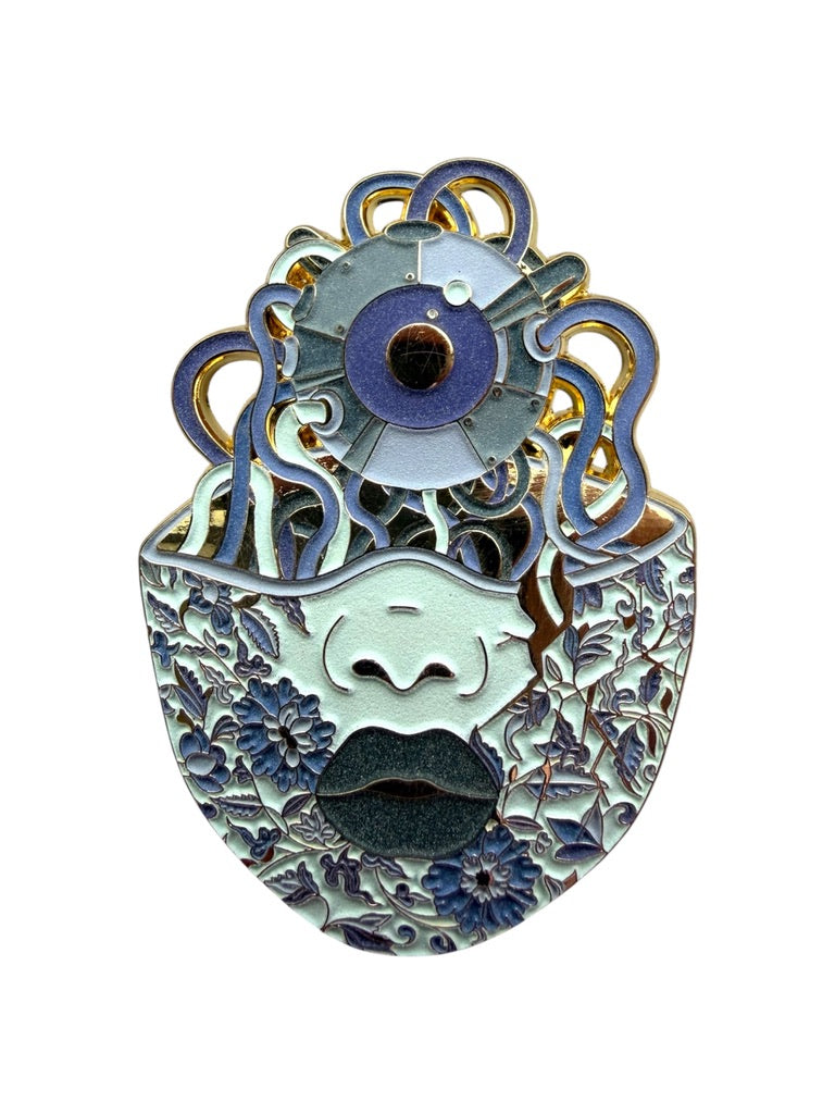 Cyborg Overload Pin - Gold Main image