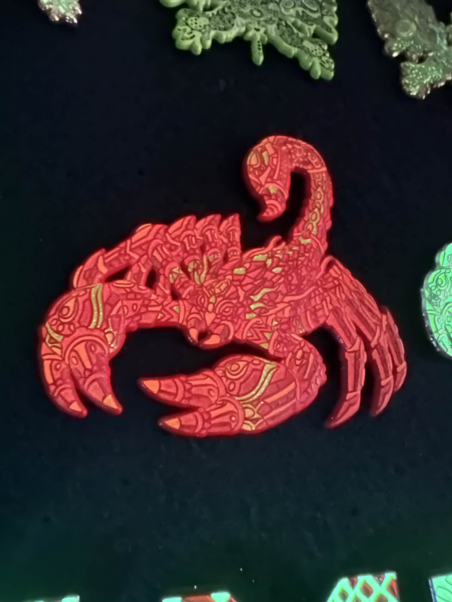 Apex Scorpion Pin - Red Anodized