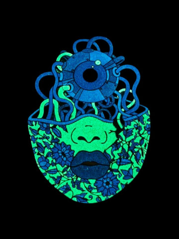 Cyborg Overload Pin - Gold