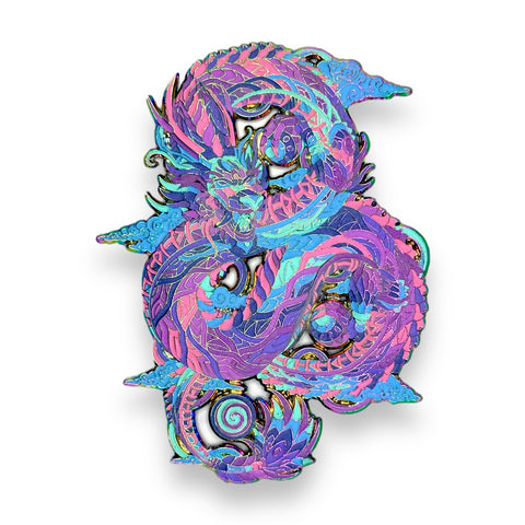 Nimbus Dragon Pin - Anodized