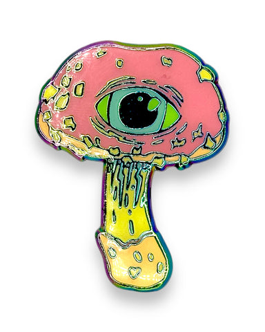 Primary Eye Mushroom Pin