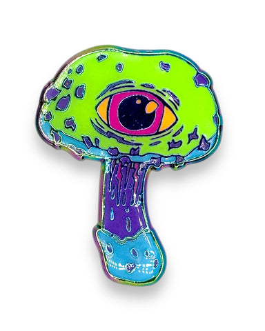 Primary Eye Mushroom Pin