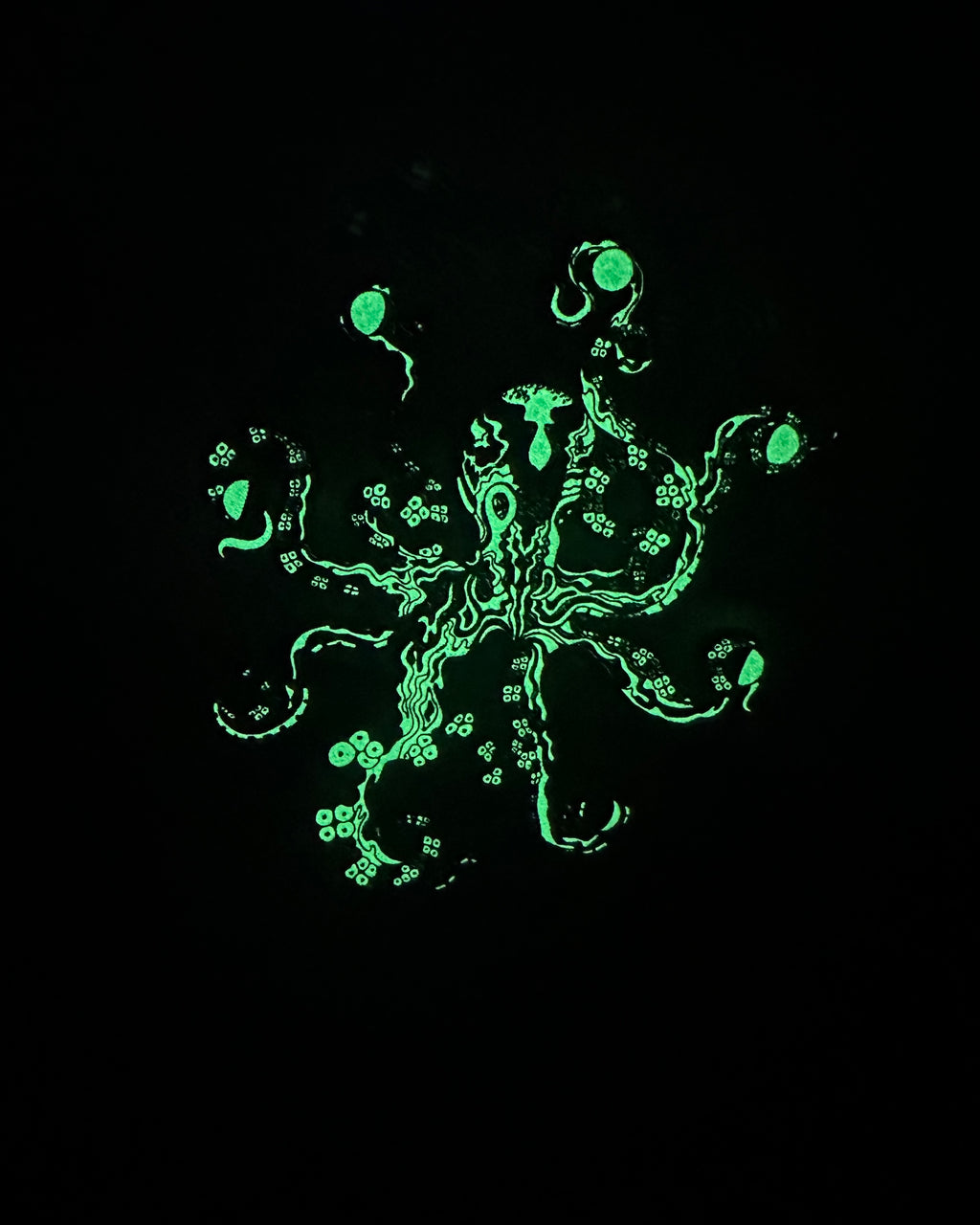 Cosmic Octopus Pin - Rainbow Anodized