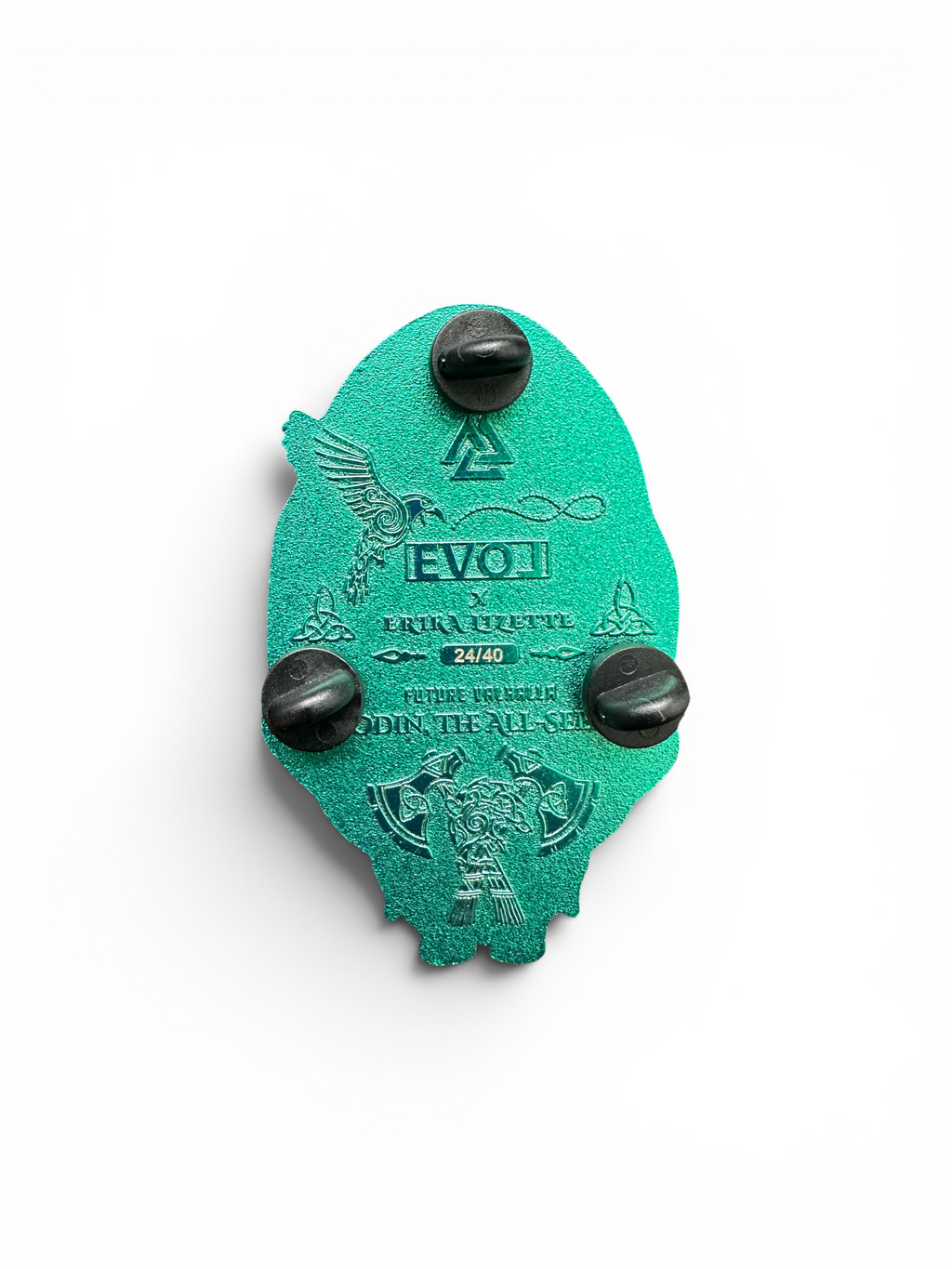 Odin Pin - Green Anodized