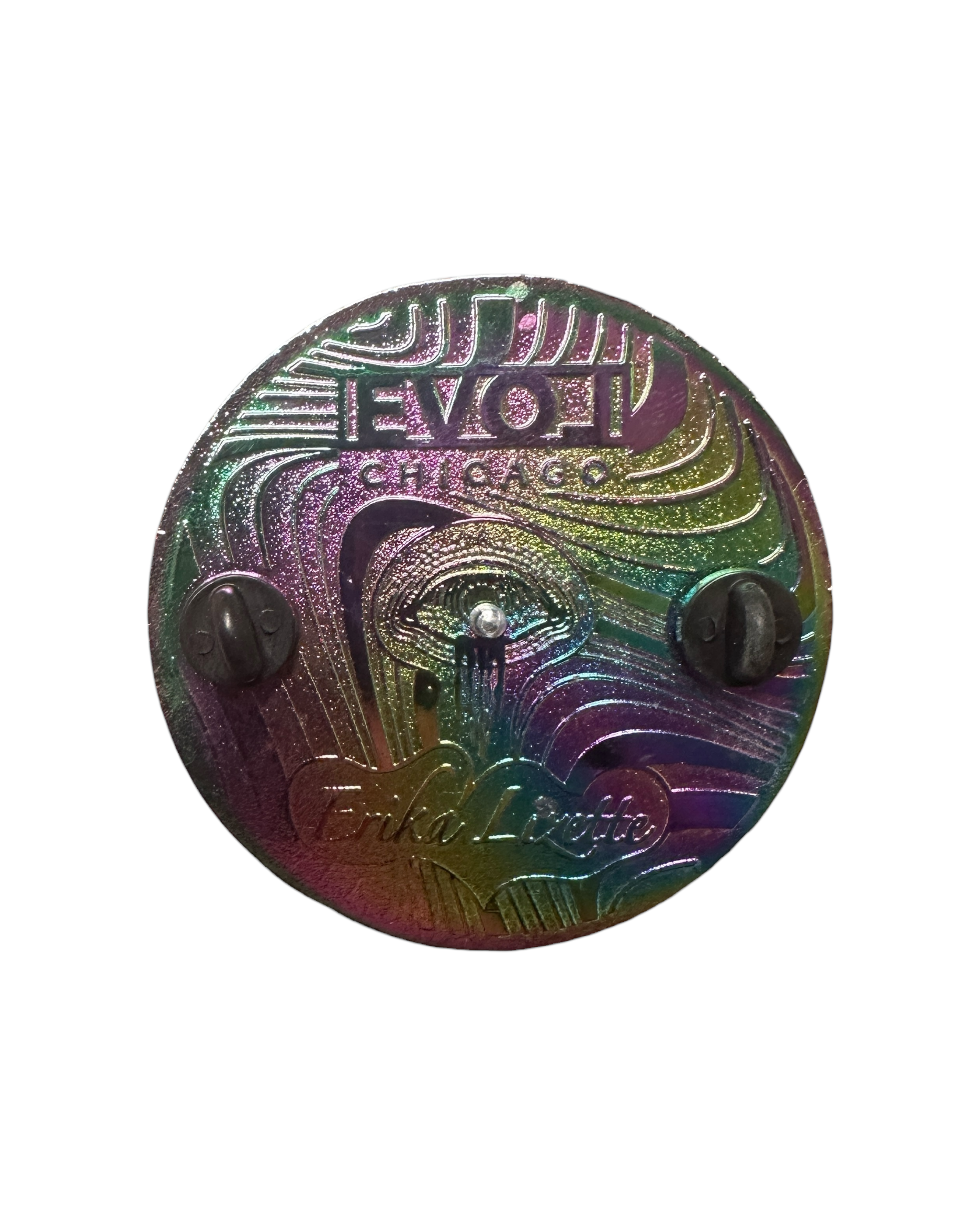 Time Keeper Pin - Rainbow Ano