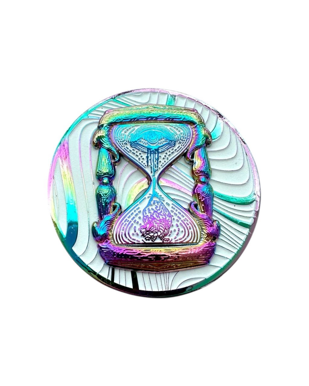 Time Keeper Pin - Rainbow Ano