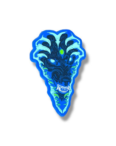 Warewolf Pin - Blue