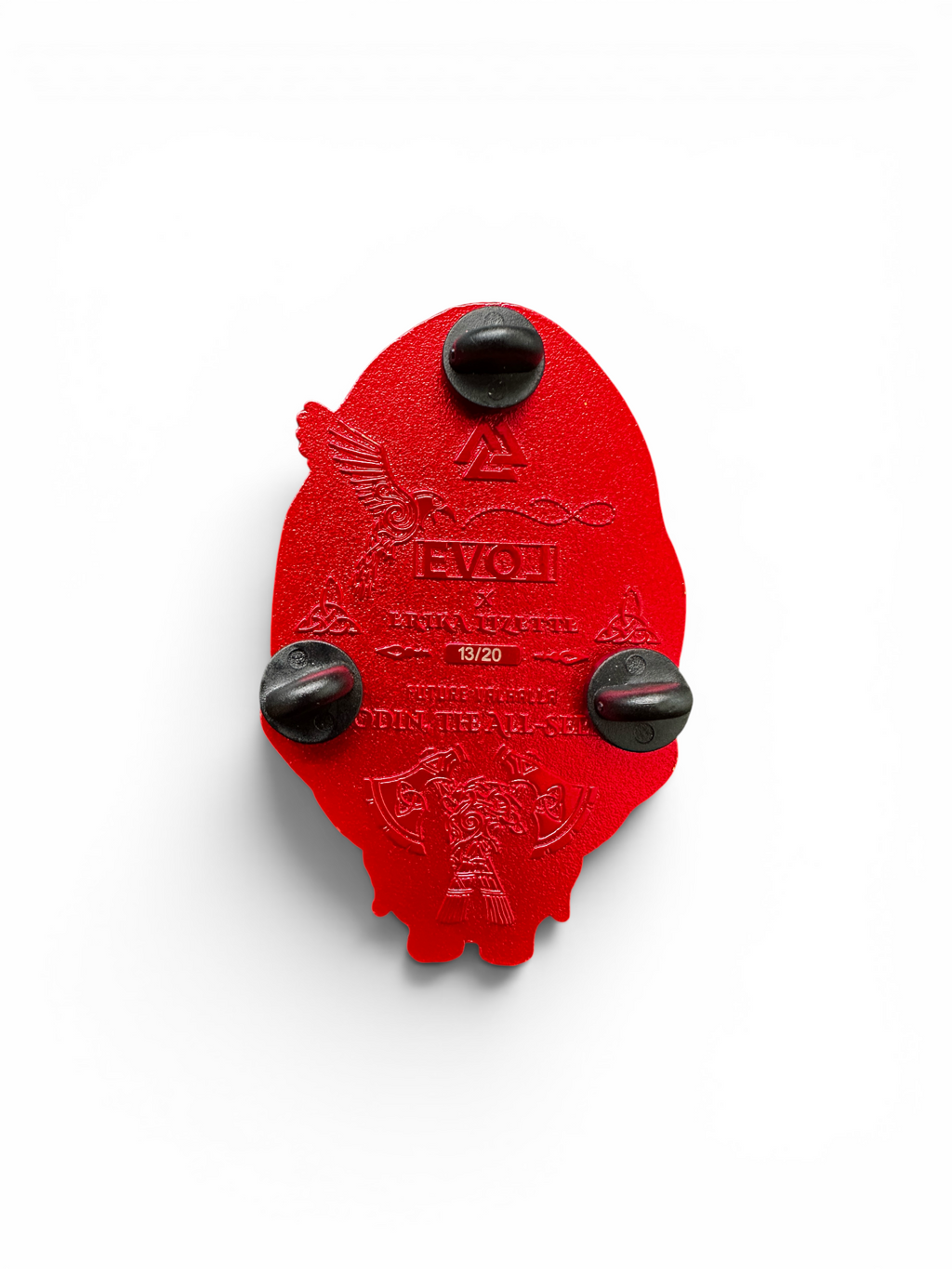 Odin Pin - Red Anodized