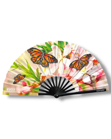 Monarch Butterfly Hand Fan