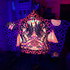 Bastet Amulet Hooded Blanket