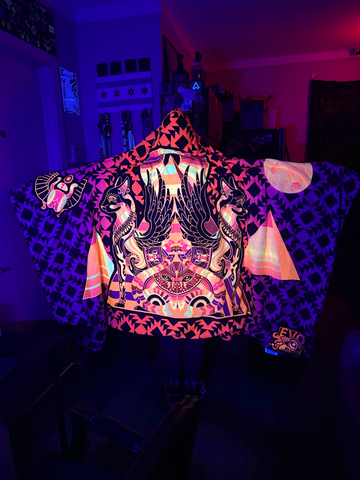 Bastet Amulet Hooded Blanket