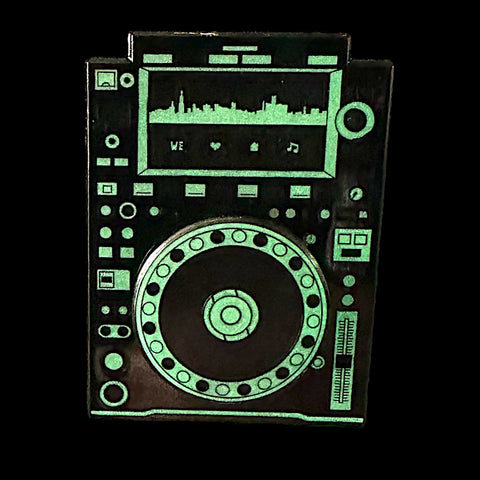 CDJ Pin - Gunmetal BLK