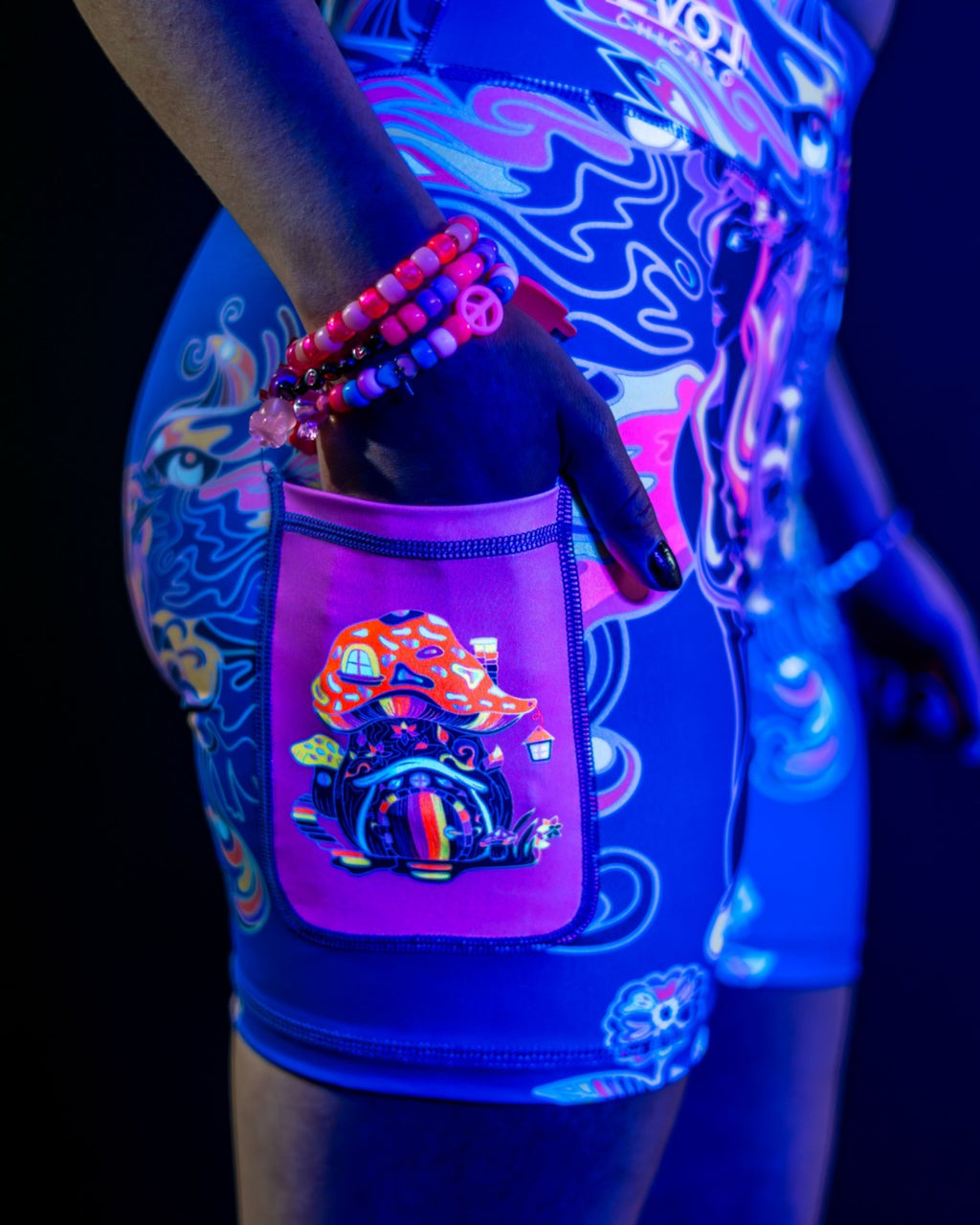 Bass Fairy Biker Shorts