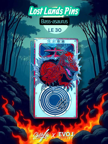 Bass-asaurus Pin