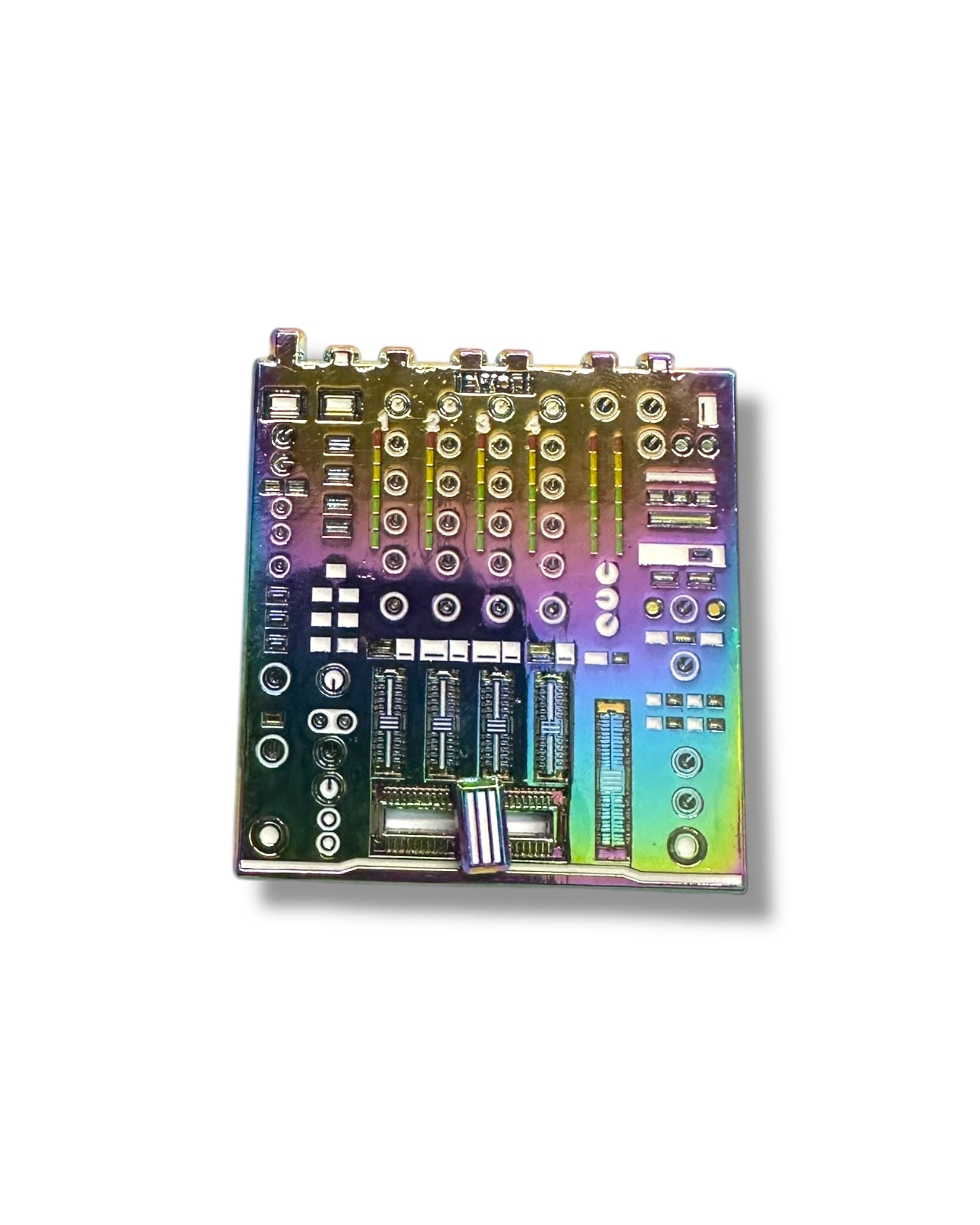 EVOL Mixer Rainbow Anodized Pin