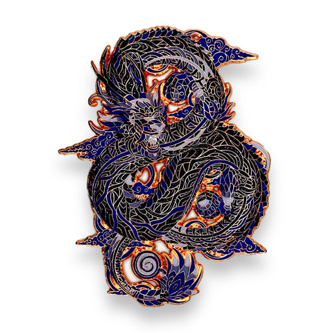 Nimbus Dragon Pin - OnyxGold