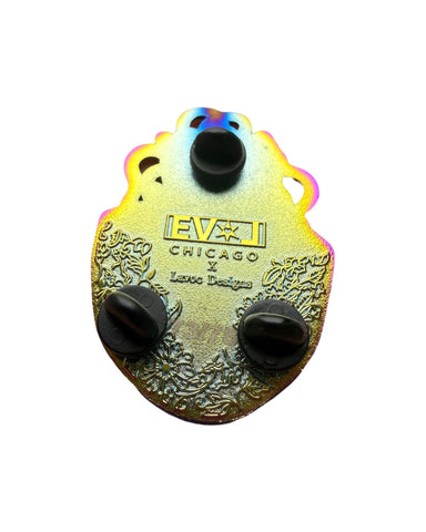 Cyborg Overload Pin - Rainbow Anodized