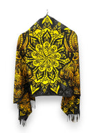 Majestic Sage Elephant Pashmina