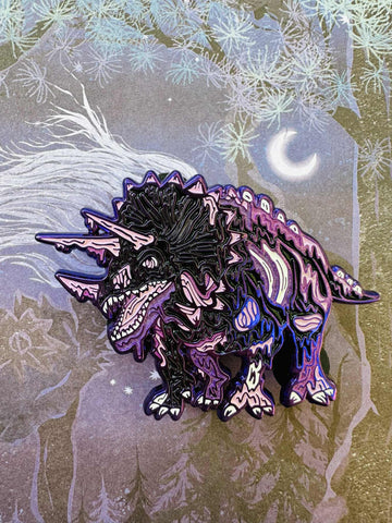 The Lost Undead Collection: Triceratops Pin