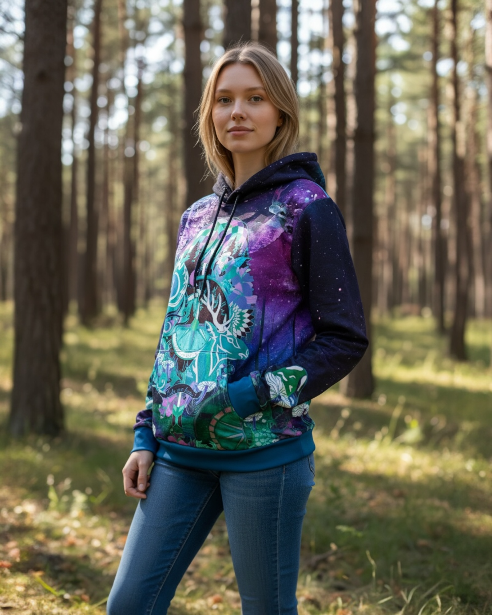Enchanted Compass Sublimated Hoodie